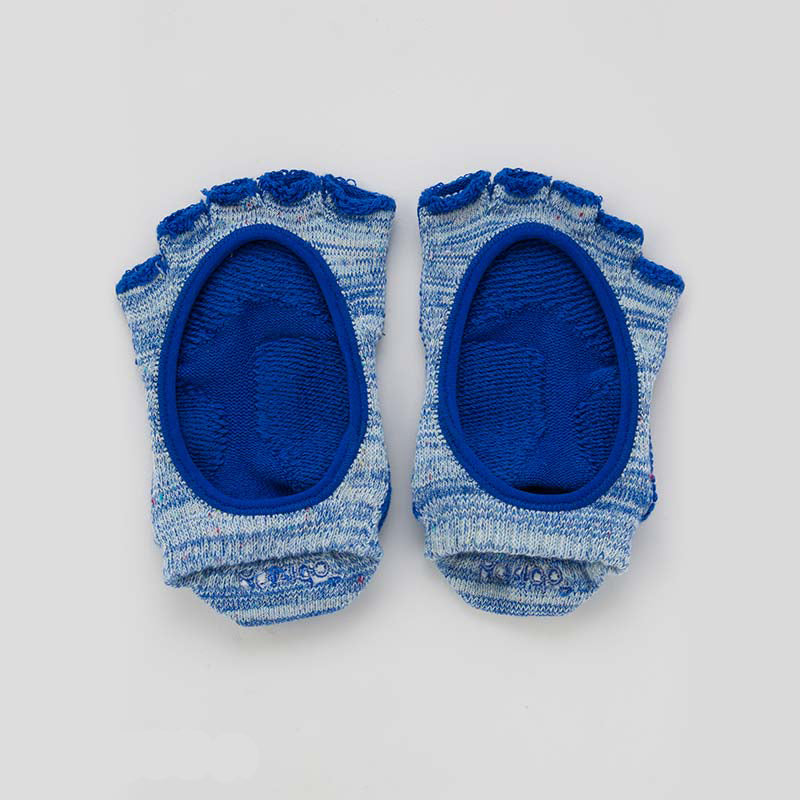 Heather Open Toe Socks With Power Pads