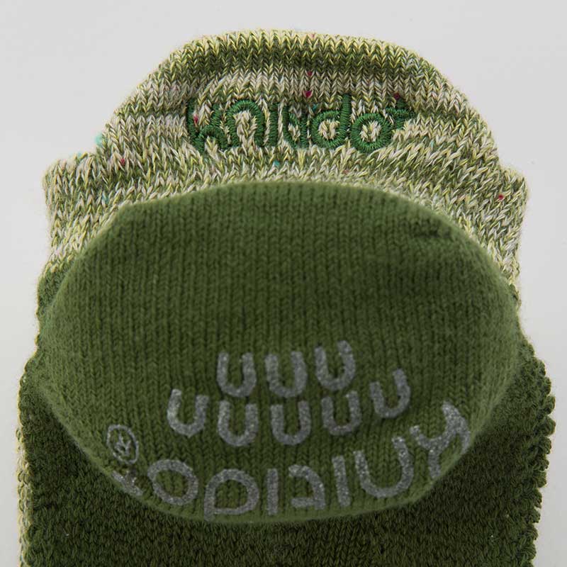 Heather Open Toe Socks With Power Pads