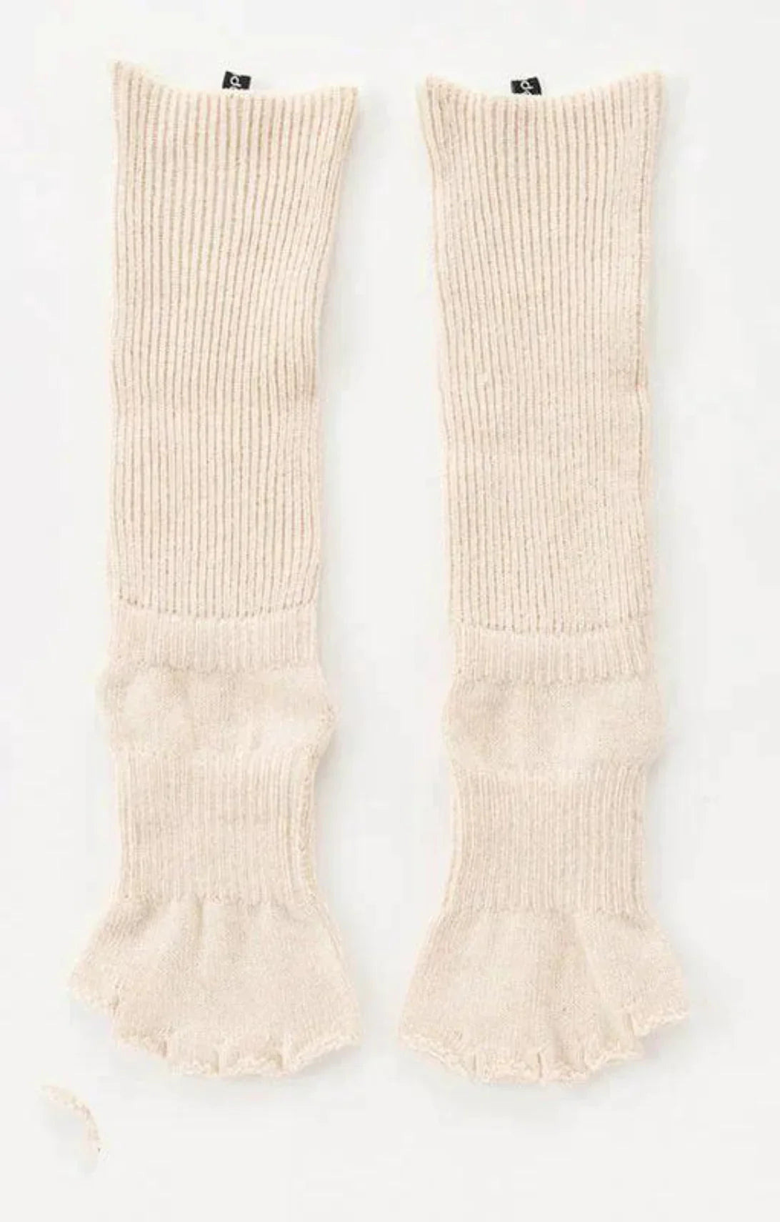 Organic Cotton Botanical Dyed Open Toe and Heel Grip Socks