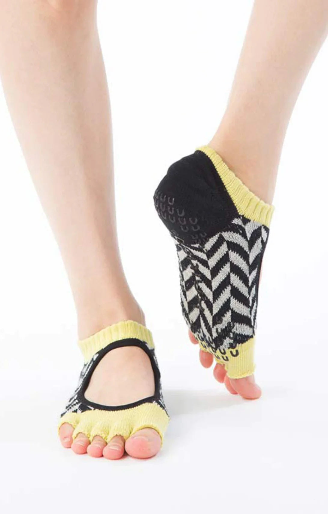 Organic Cotton Herringbone Open Grip Liner Socks