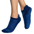 Tucketts Tab Starry Night Pilates Socks - Non-Slip Grip, Closed Toe, Barre & Yoga - Women's