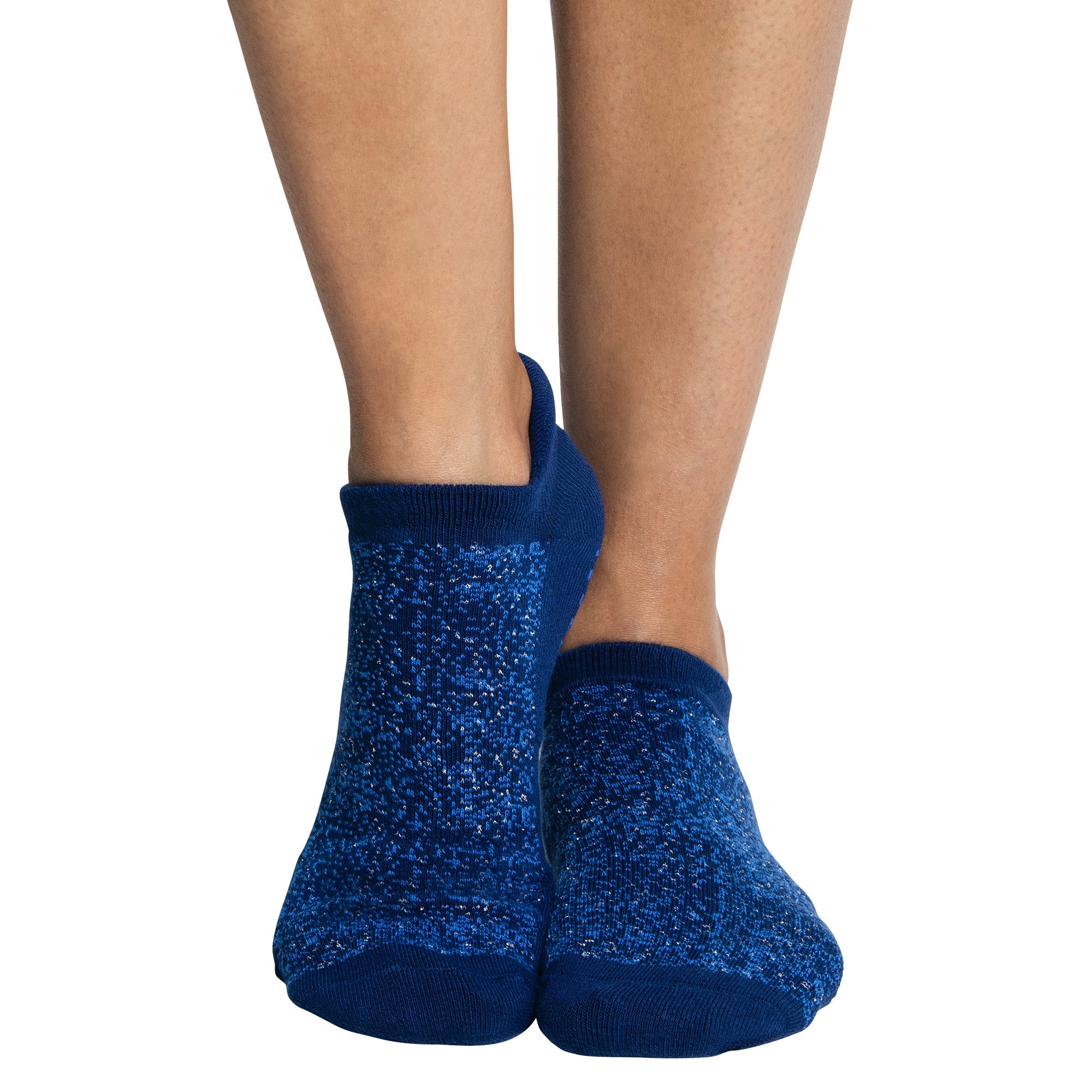 Tucketts Tab Starry Night Pilates Socks - Non-Slip Grip, Closed Toe, Barre & Yoga - Women's