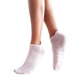 Tucketts Tab Closed Toe - Pink Fern Pilates Socks - Non-Slip Grip, Barre & Yoga - Women's (Copy)