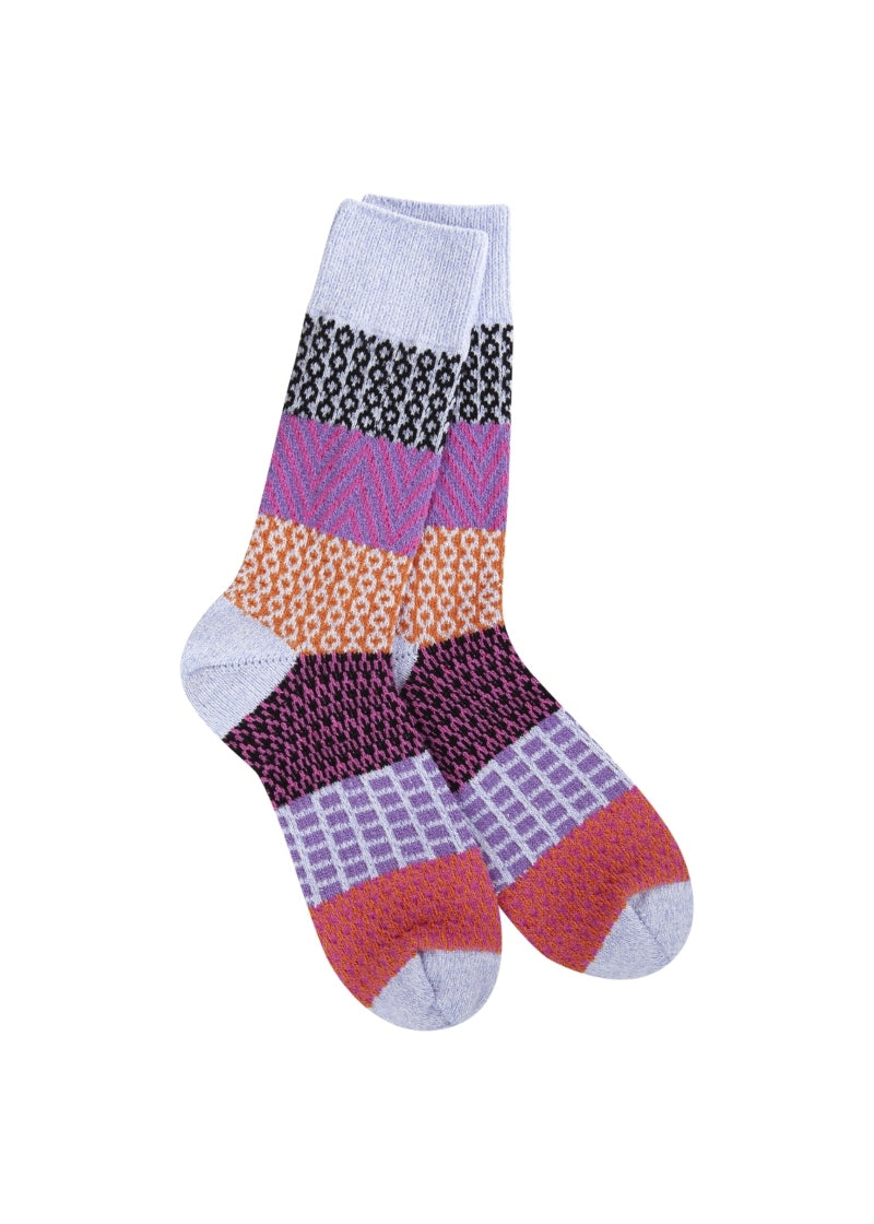 Weekend Gallery Crew Socks (Lavender)