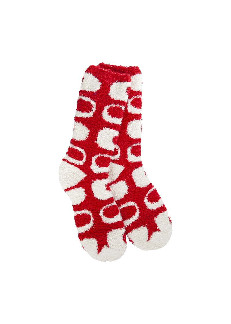 Knit Pickin' Fireside Crew Socks (Retro Geo Holiday)