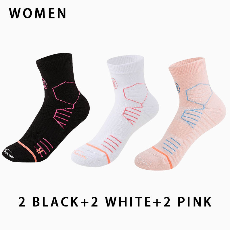 Couple's Professional Non-slip Running Socks(6 pairs）