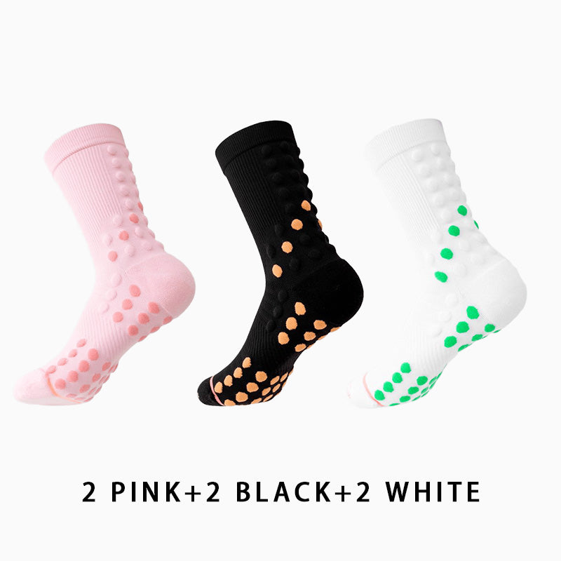 Women's Non-slip Profession Running Socks(6 pairs）