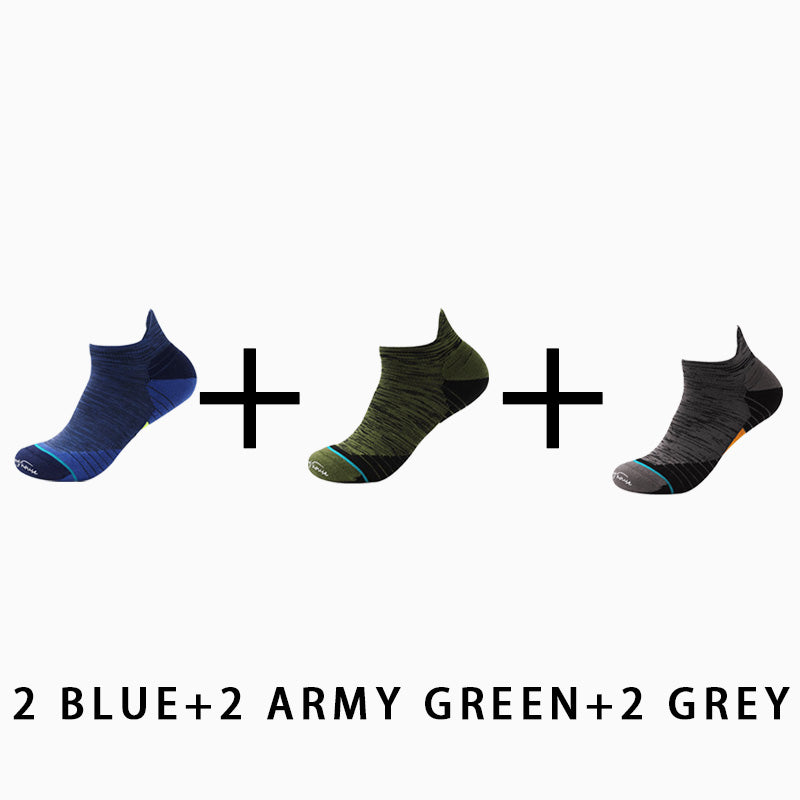 Profession Thin Men's Running Socks（6 pairs）