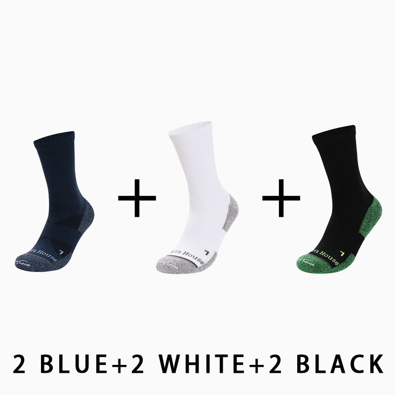 Men's Mid-calf Running Socks(6 pairs)