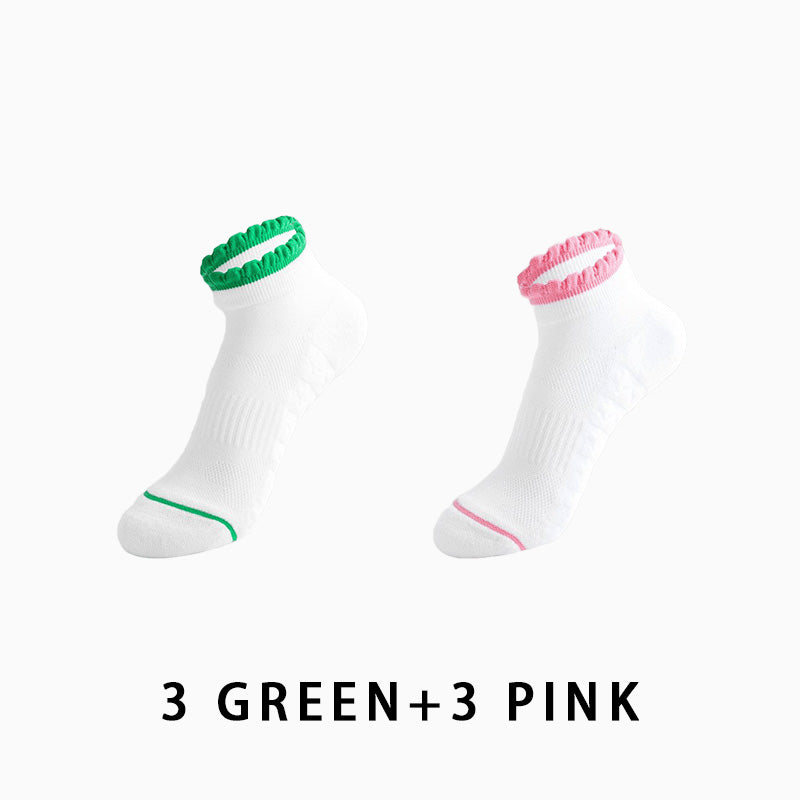 Women's Low Cut Running Socks（6 pairs）