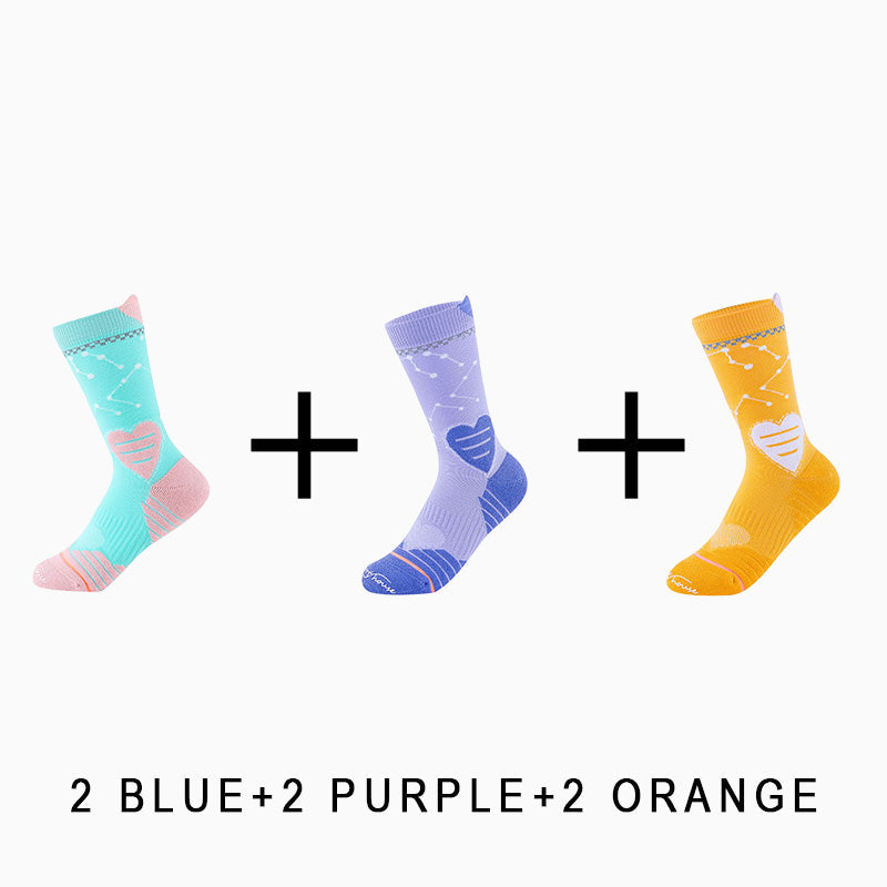 Women's Professional Breathable Cycling Socks（6 pairs）