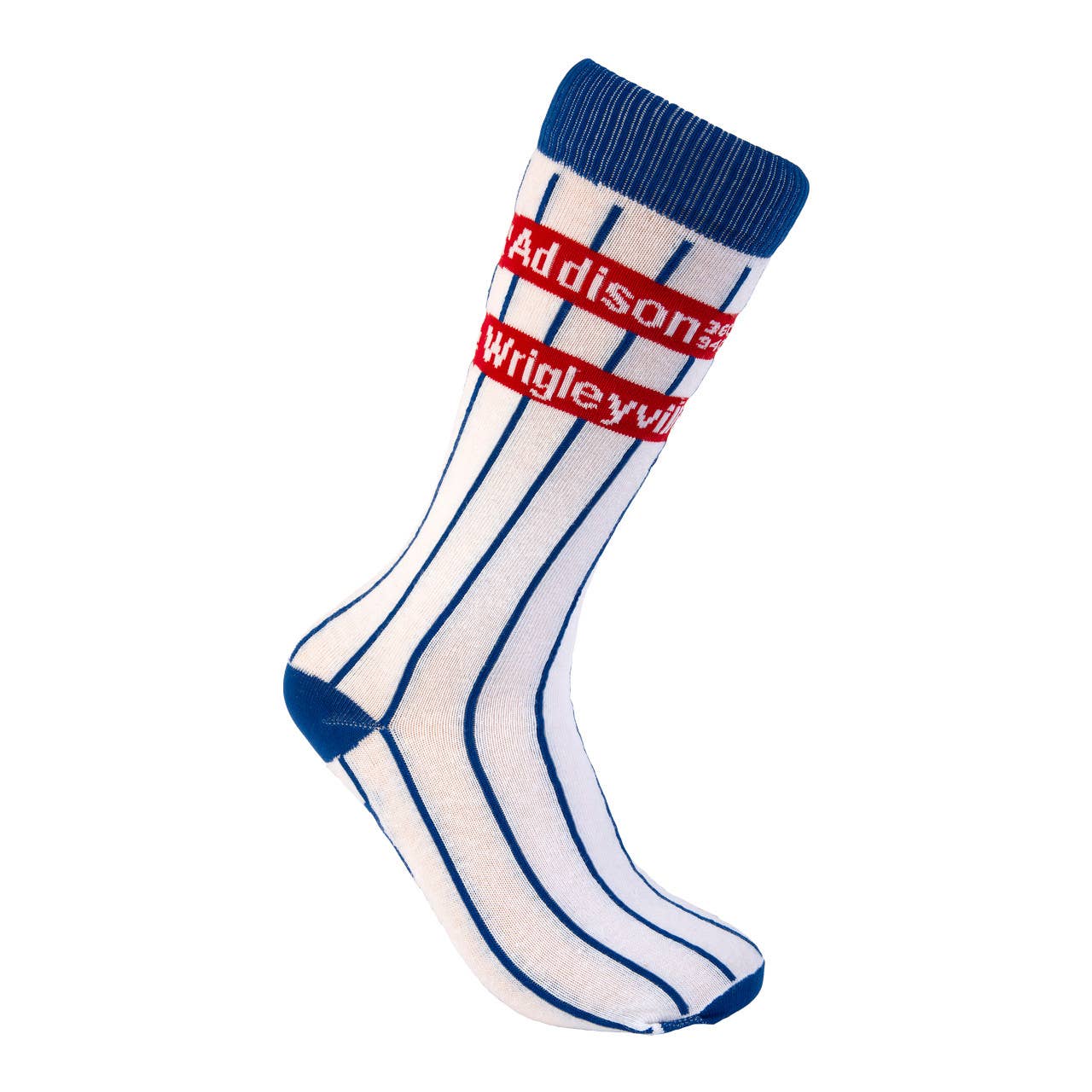 Addison Wrigleyville Chicago Baseball Pinstripe Socks