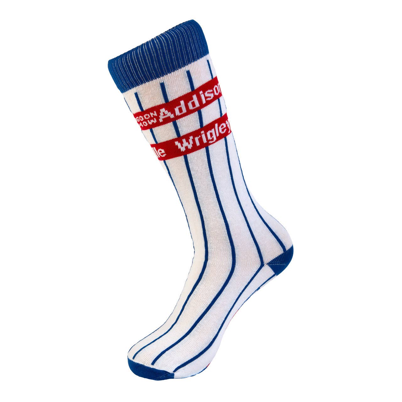 Addison Wrigleyville Chicago Baseball Pinstripe Socks