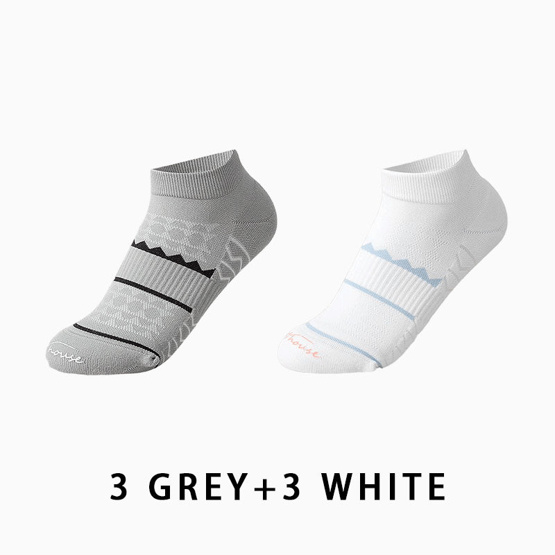 Women's Non-slip Running Sports Socks(6 pairs）