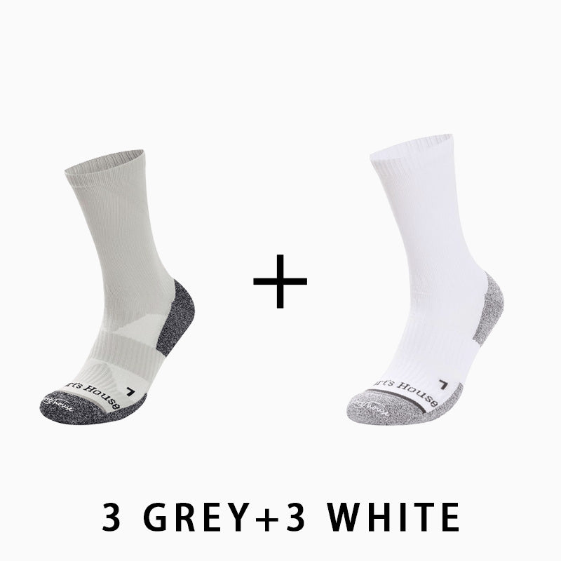 Men's Mid-calf Running Socks(6 pairs)