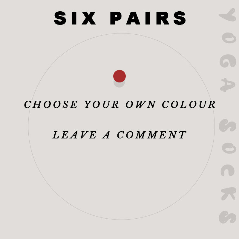 Professional Women's Pilates Yoga Socks（6 pairs）