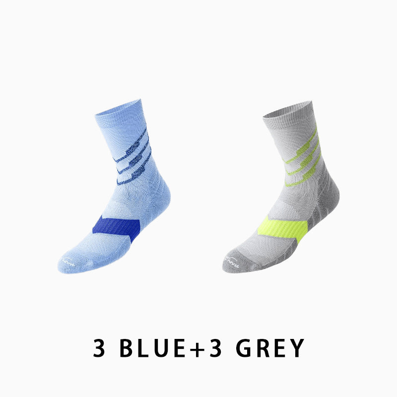 Men's Marathon Running Socks（6 pairs）