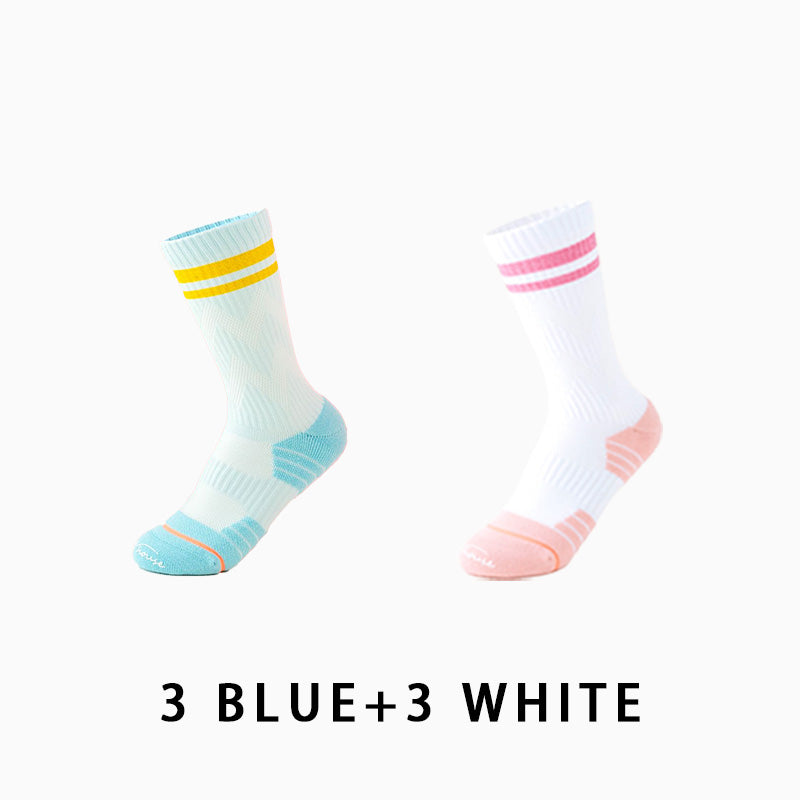Professional Women Breathable Running Socks（6 pairs）