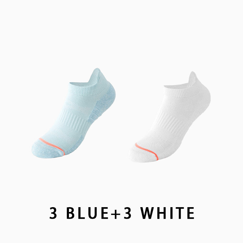 Women Low Cut Running Compression Socks(6 pairs）