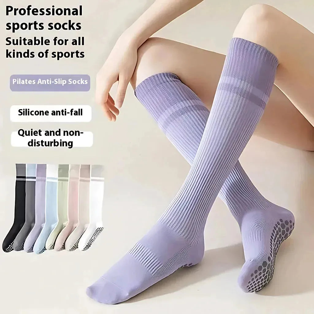 Calf Length Grip Socks For Pilates And Everyday Flow