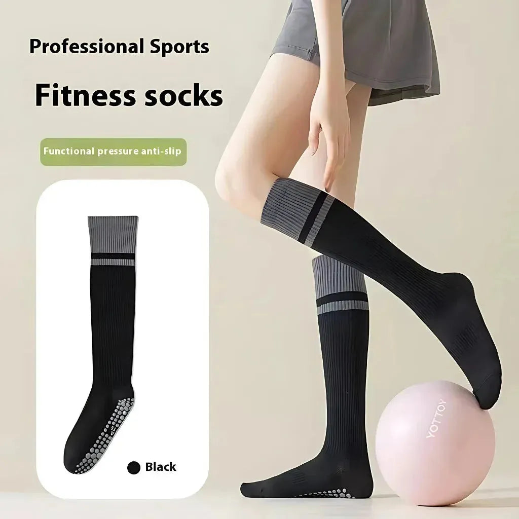 Calf Length Grip Socks For Pilates And Everyday Flow