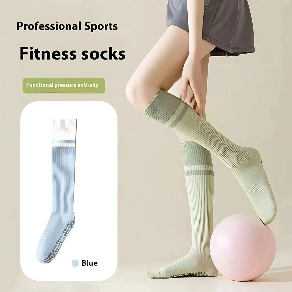 Calf Length Grip Socks For Pilates And Everyday Flow