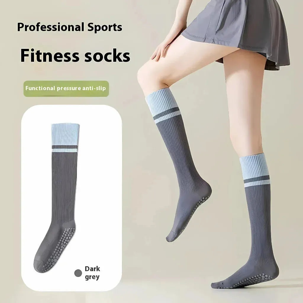 Calf Length Grip Socks For Pilates And Everyday Flow