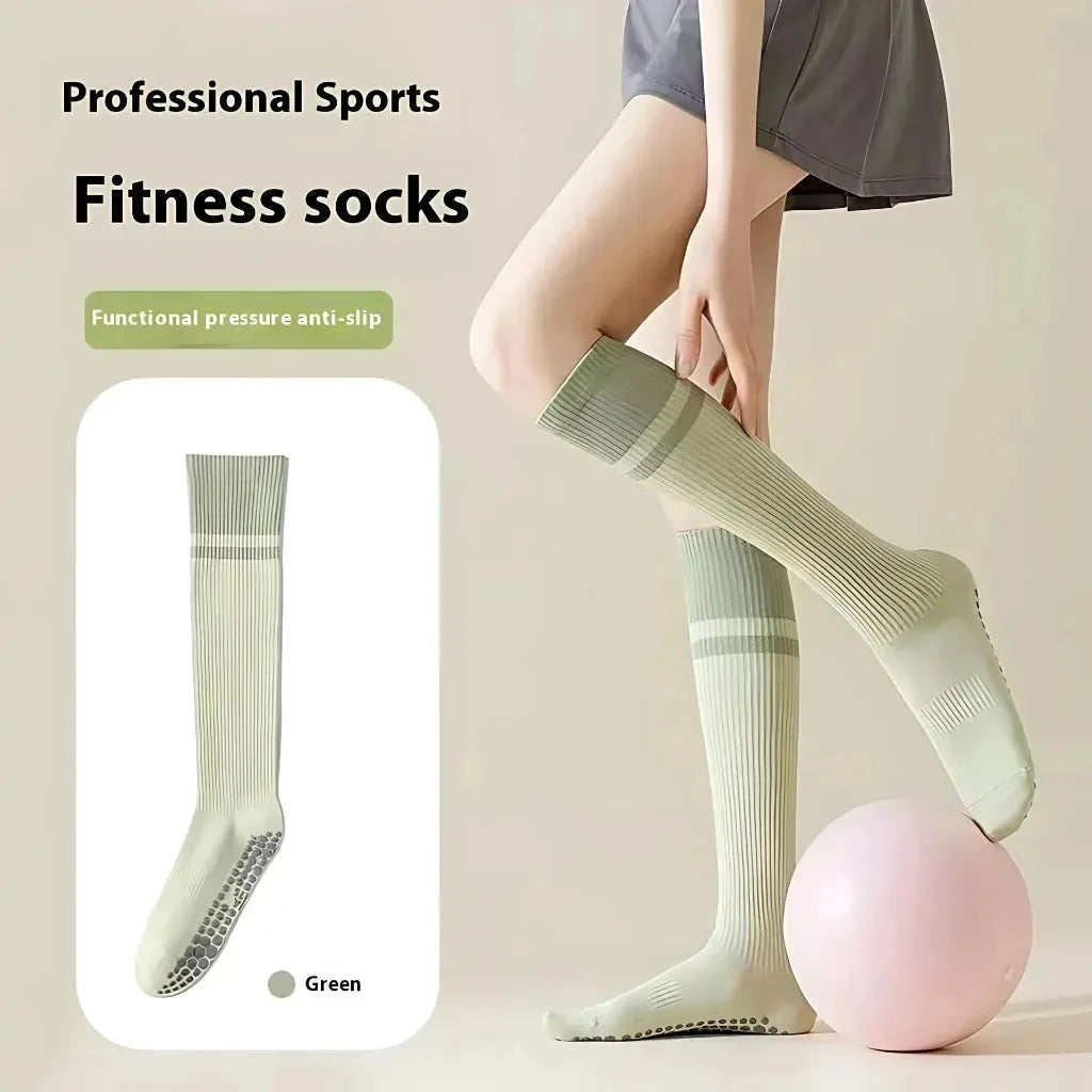 Calf Length Grip Socks For Pilates And Everyday Flow