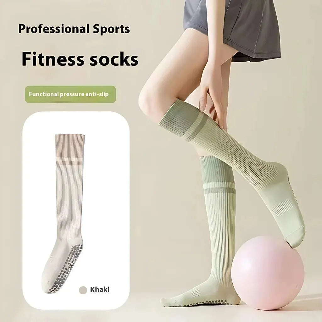 Calf Length Grip Socks For Pilates And Everyday Flow