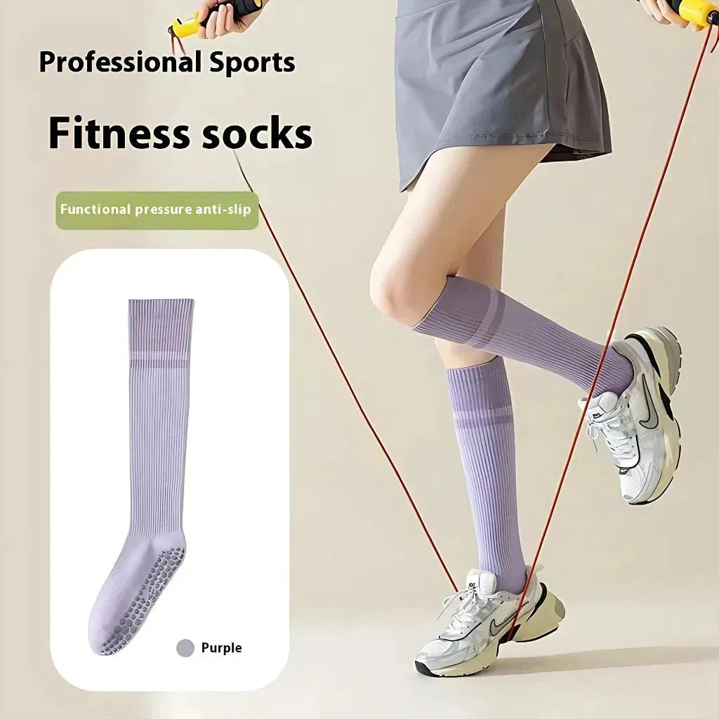 Calf Length Grip Socks For Pilates And Everyday Flow