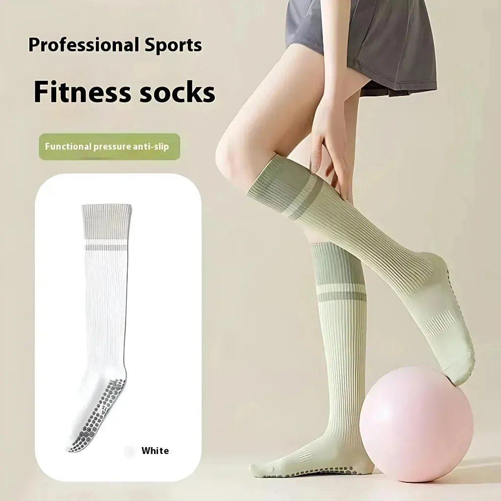 Calf Length Grip Socks For Pilates And Everyday Flow