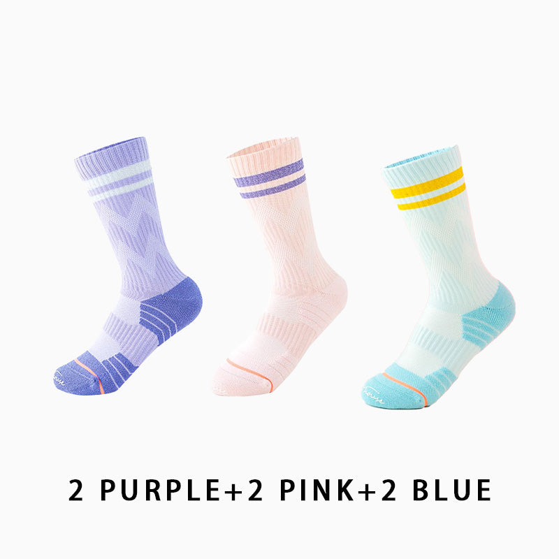 Professional Women Breathable Running Socks（6 pairs）