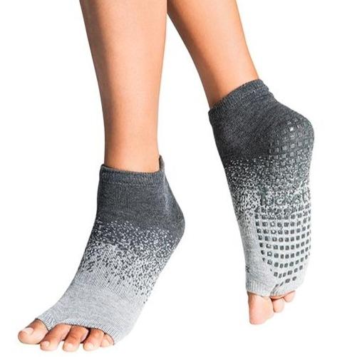 Tucketts Anklet Pilates Socks - Non-Slip Grip, Open Toe, Barre & Yoga - Women's