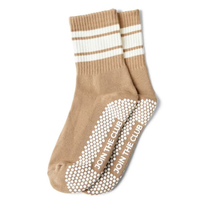 Retro Crew - Grip Socks - (Barre / Pilates)