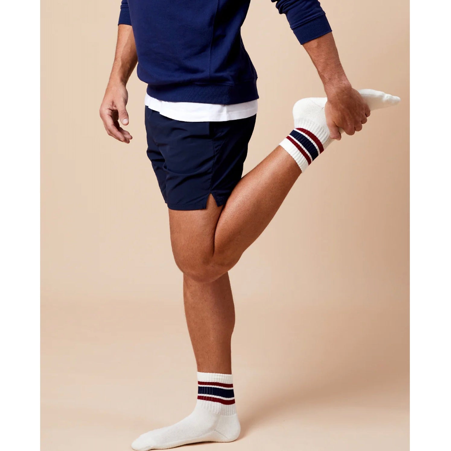 Retro Crew - Grip Socks - (Barre / Pilates)