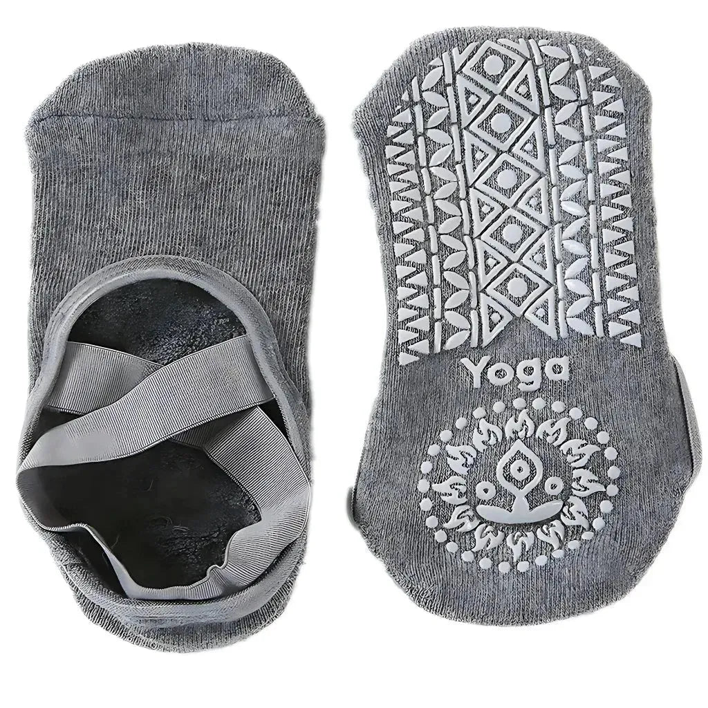 Cross Belt Barre Socks For Women