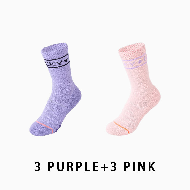 Women Profession Running Compression Socks(6 pairs）