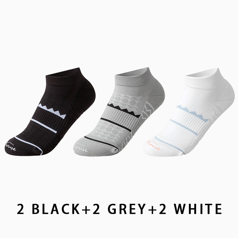 Women's Non-slip Running Sports Socks(6 pairs）
