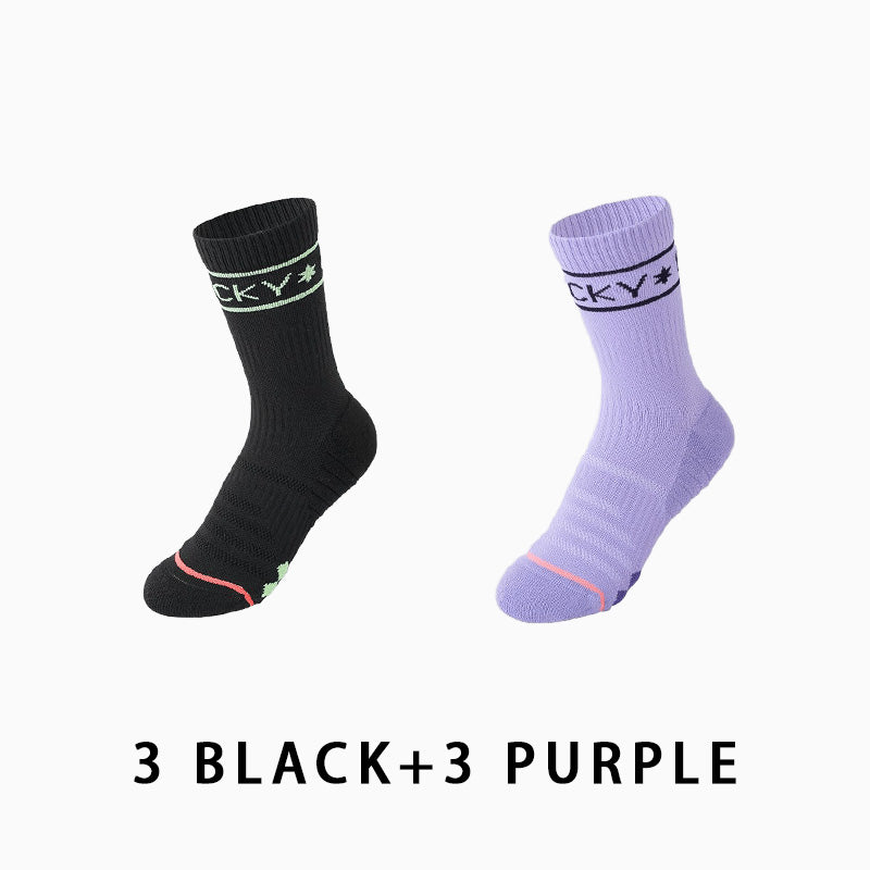 Women Profession Running Compression Socks(6 pairs）