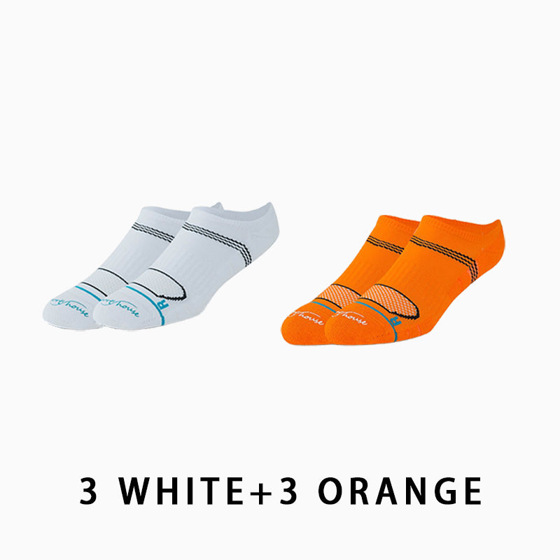 Men's Low Cut Breathable Running Socks(6 pairs）