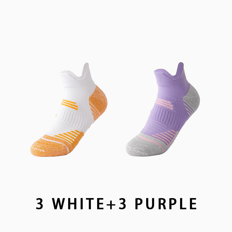 Marathon Low Cut Women Running Socks（6 pairs）