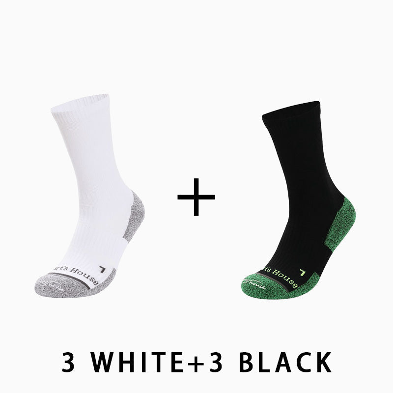 Men's Mid-calf Running Socks(6 pairs)