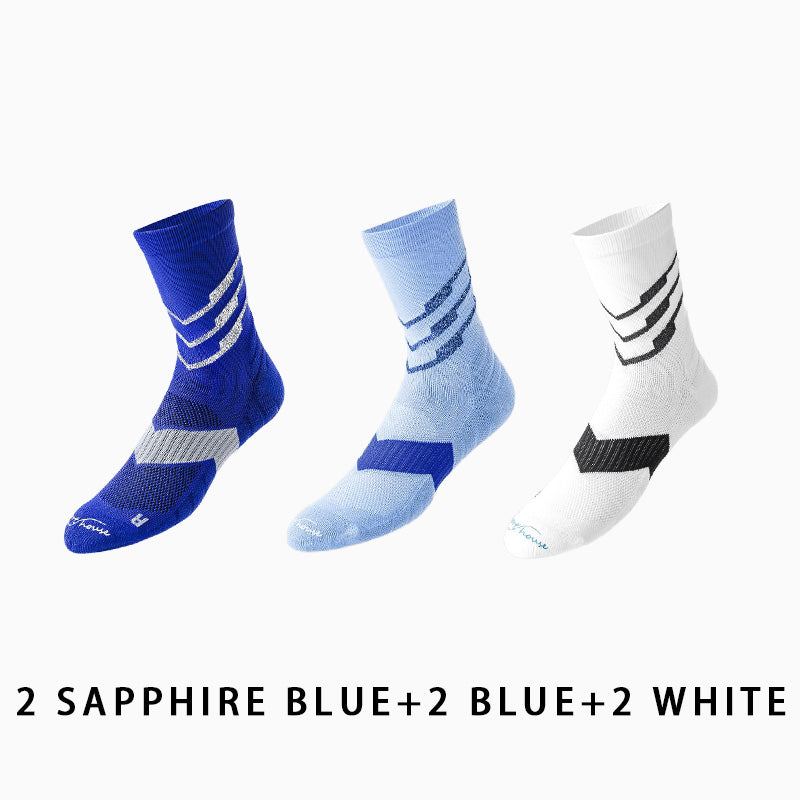 Men's Marathon Running Socks（6 pairs）