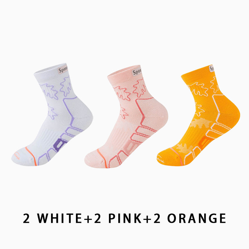 Women's Breathable Running Compression Socks（6 pairs）