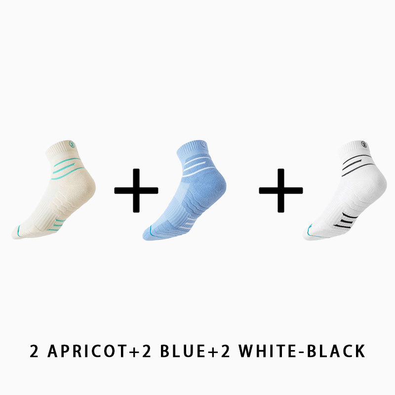 Men's Breathable Medium Fitness Socks（6 pairs）