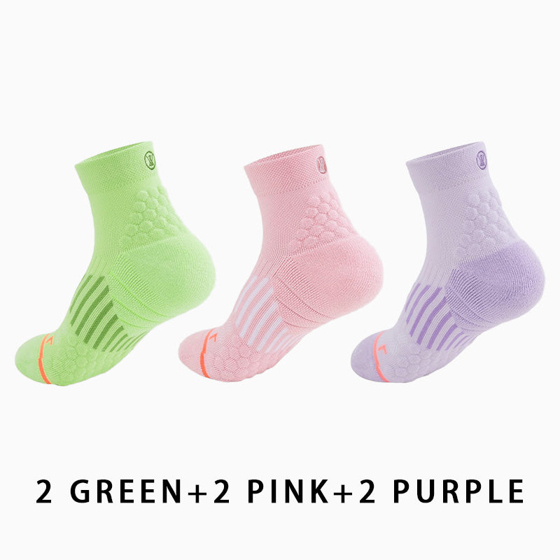 Women's Anti-slip Sports Running Socks（6 pairs）