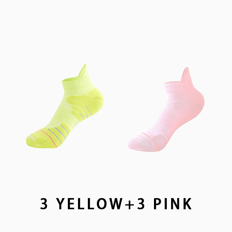 Women's Short Running Compression Socks(6 pairs）