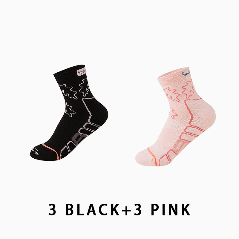 Women's Breathable Running Compression Socks（6 pairs）