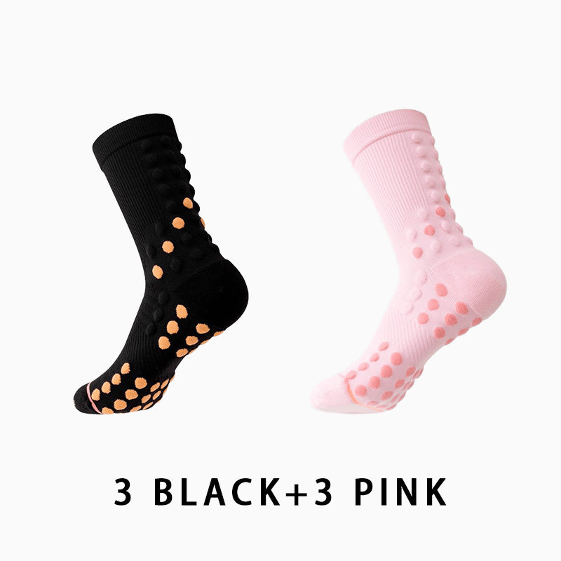 Women's Non-slip Profession Running Socks(6 pairs）