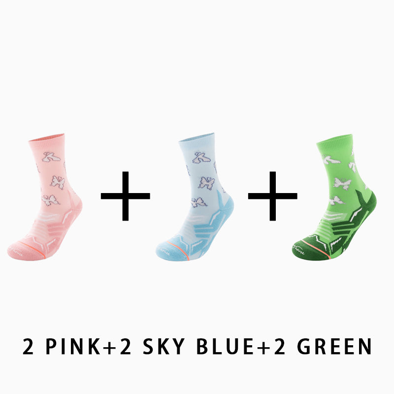 Women's Reflective Running Socks（6 pairs）